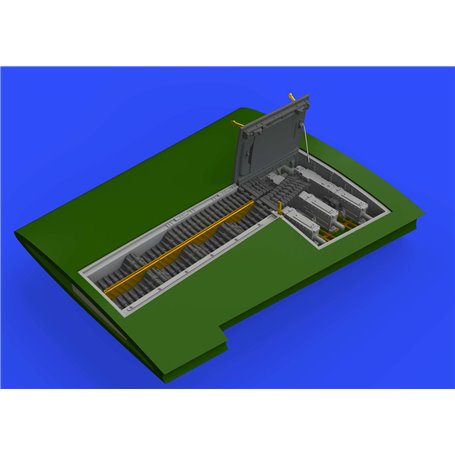 Eduard P-51D gun bays AIRFIX