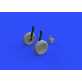 Eduard 1:48 Późne koła do Hawker Typhoon Mk.Ib dla Eduard / Hasegawa