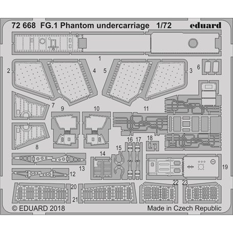 Eduard FG.1 Phantom undercarriage AIRFIX