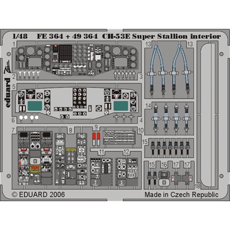 Eduard CH-53E interior ACADEMY/MRC