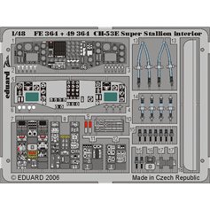 Eduard 1:48 Elementy wnętrza do CH-53E dla Acaemy / MRC