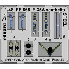 Eduard 1:48 Seatbelts STEEL for F-35A / Meng 