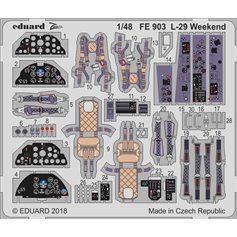 Eduard 1:48 Elementy kokpitu do L-29 WEEKEND edition dla Eduard