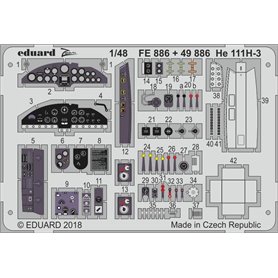 Eduard BIG ED 1:48 Heinkel He-111 H-3 dla ICM