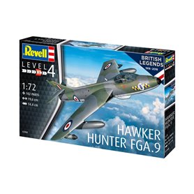Revell 63908 Model Set 1:72 Hawker Hunter FGA.9