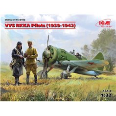 ICM 1:32 RKKA PILOTS / 1939-1942 | 3 figurines | 