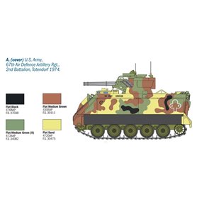 Italeri 1:35 M163 VADS Vulcan AIR DEFENCE SYSTEM