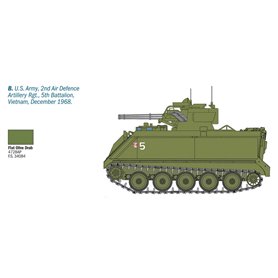 Italeri 1:35 M163 VADS Vulcan AIR DEFENCE SYSTEM