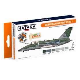 Hataka CS74 ORANGE-LINE Zestaw farb MODERN BRAZILIAN AF / cz.1