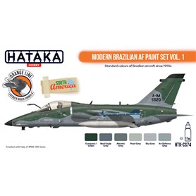 Hataka CS74 ORANGE-LINE Zestaw farb MODERN BRAZILIAN AF / cz.1