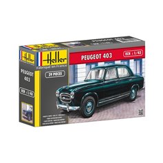 Heller 1:43 Peugeot 403 - STARTER SET - w/paints 