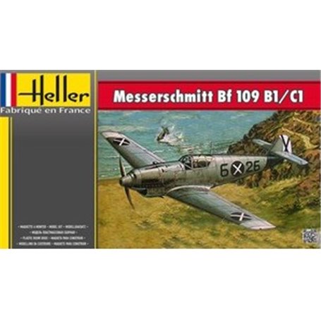 Heller 1:72 STARTER KIT Messerschmitt Bf 109 B1/C1 
