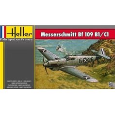 Heller 1:72 Messerschmitt Bf-109 B-1 / C-1 - STARTER SET - w/paints 