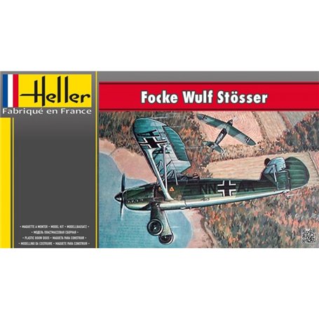 Heller 1:72 Focke Wulf Fw-56 Stosser | Starter Set | z farbami |
