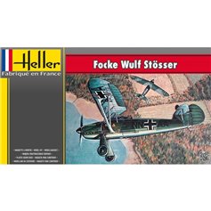 Heller 1:72 Focke Wulf Fw-56 Stosser - STARTER SET - z farbami