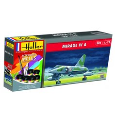 Heller 1:72 Mirage IVA - STARTER SET - w/paints 