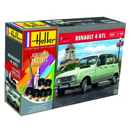 Heller 56759 Starter Set - Renault 4L 1:24
