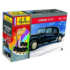 Heller 1:24 Citroen 15 CV - STARTER SET - w/paints 