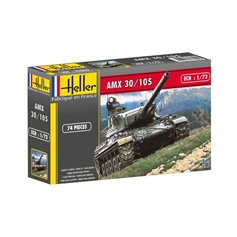 Heller 1:72 AMX 30/105 - STARTER SET - z farbami