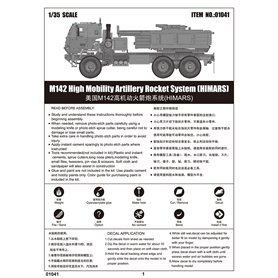 Trumpeter 1:35 M142 HIGH MOBILITY ARTILLERY ROCKET SYSTEM