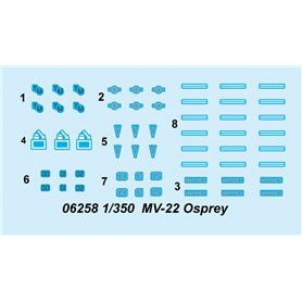 Trumpeter 06258 MV-22 Osprey V/STOL