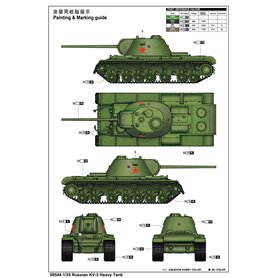 Trumpeter 1:35 KV-3 HEAVY TANK