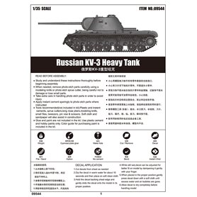 Trumpeter 1:35 KV-3 HEAVY TANK