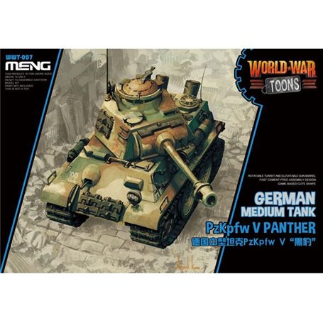 Meng WORLD WAR TOONS - Pz.Kpfw.V Panther - GERMAN MEDIUM TANK
