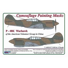 AML 1:72 Camouflage for Curtiss P-40K Warhawk 