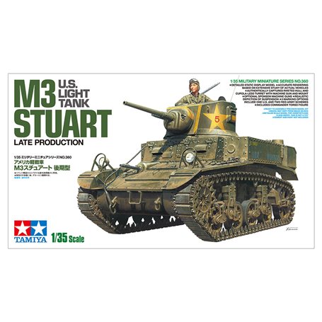 Tamiya 35360 1/35 US Light Tank M3 Stuart Late