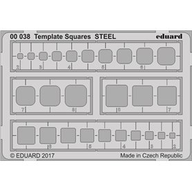 Eduard Template Squares STEEL