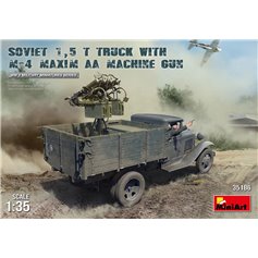 Mini Art 1:35 SOVIET 1.5T TRUCK / M-4 MAXIM AA 
