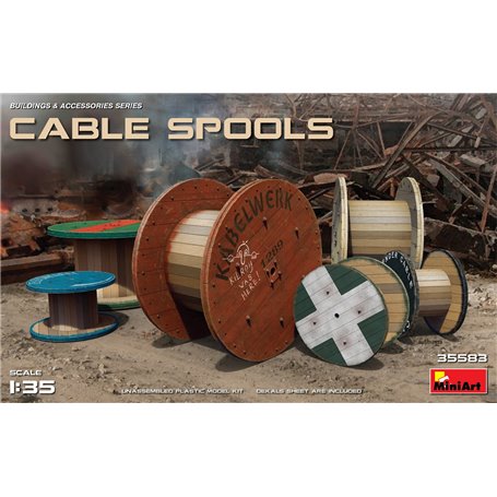 Mini Art 35583 1/35 Cable Spools