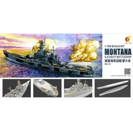 Very Fire VR70901 Navy Battleship Montana BB-67