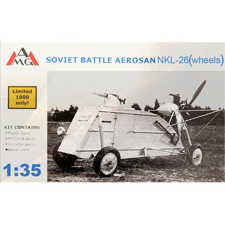 AMG 35303 NKL-26 soviet battle aerosan on wheels