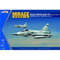 Kinetic 1:48 ROCAF Mirage 2000-5EI WITH TRACTOR