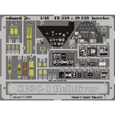 Eduard 1:48 Interior elements for SB2C-1 Helldiver / Revell / Monogram / Accurate Miniatures 