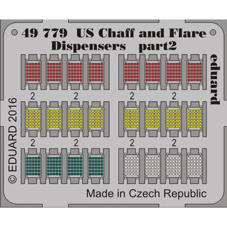 Eduard 1:48 US CHAFF AND FLARE DISPENSERS 