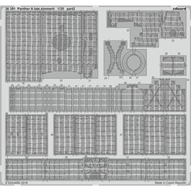 Eduard 1:35 Zimmerit do Pz.Kpfw.V Panther Ausf.A / późna wersja dla Takom