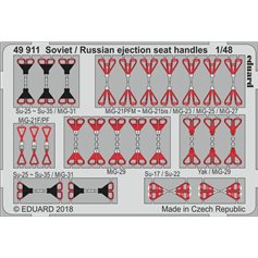 Eduard 1:48 Soviet / Russian ejection seat handles 