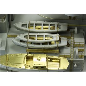 Eduard 1:200 Szalupy do Bismarck dla Trumpeter / cz.1