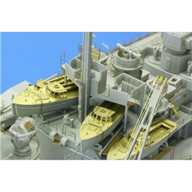 Eduard 1:200 Szalupy do Bismarck dla Trumpeter / cz.1