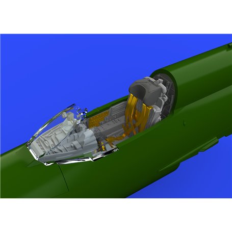 Eduard MiG-21MF Fighter Bomber cockpit EDUARD