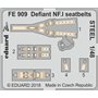 Eduard Defiant NF.I seatbelts STEEL AIRFIX