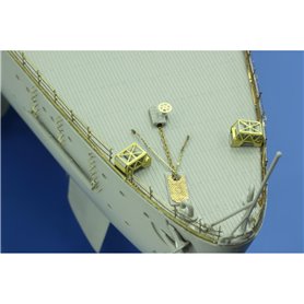 Eduard Bismarck part 5 - rear area 1/200 TRUMPETER