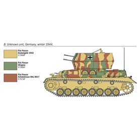 Italeri 1:72 Flakpanzer auf Pz.Kpfw.IV Wirbelwind