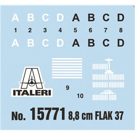 Italeri 1:56 88mm Flak.37 z załogą