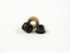 SPRING 4.9X8X7MM AND WASHER 4.3X10X1.0MM (HEX HOLE/BLACK) SET
