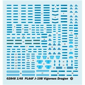 Trumpeter 1:48 PLAAF J-10B Vigorous Dragon       