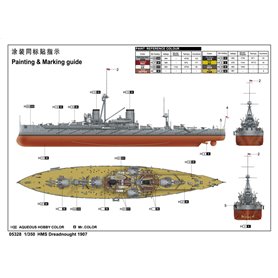 Trumpeter 1:350 HMS Dreadnought / 1907